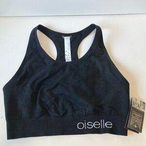 Oiselle Black In2Sports Bra 1X